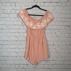 Love Tree Pink Romper Size Medium